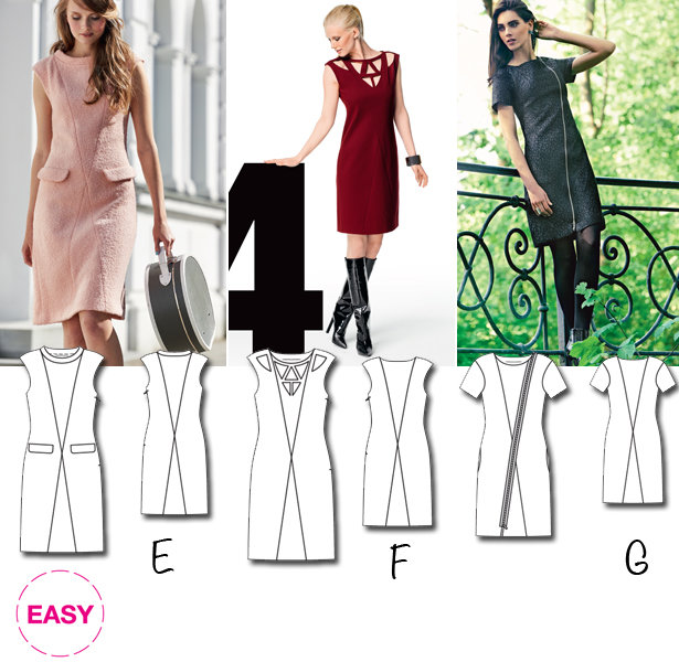 New BurdaEasy Pattern Paneled Dresses! Sewing Blog