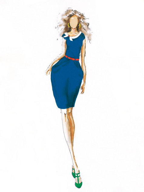 Pattern Tulip Dress | tulip dress 01 2012 174 sewing patterns burdastyle com Pattern Tulip Dress | tulip dress 01 2012 174 sewing patterns burdastyle com