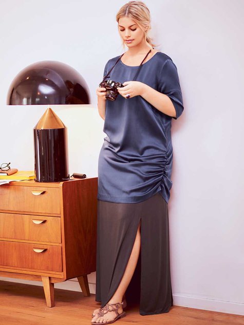maxi skirt pattern plus size