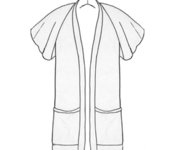 Flutter_sleeve_line_drawing_listing