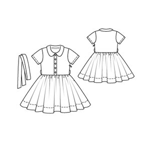 Girls Dress With Full Skirt 6 2010 146 Girls Dress With Full Skirt 6 2010 146