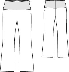 bootcut pants pattern