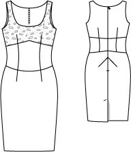 bustier dress sewing pattern