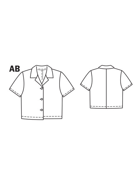 short sleeve button up shirt pattern