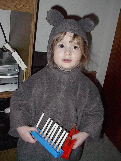 Grey Mouse Costume