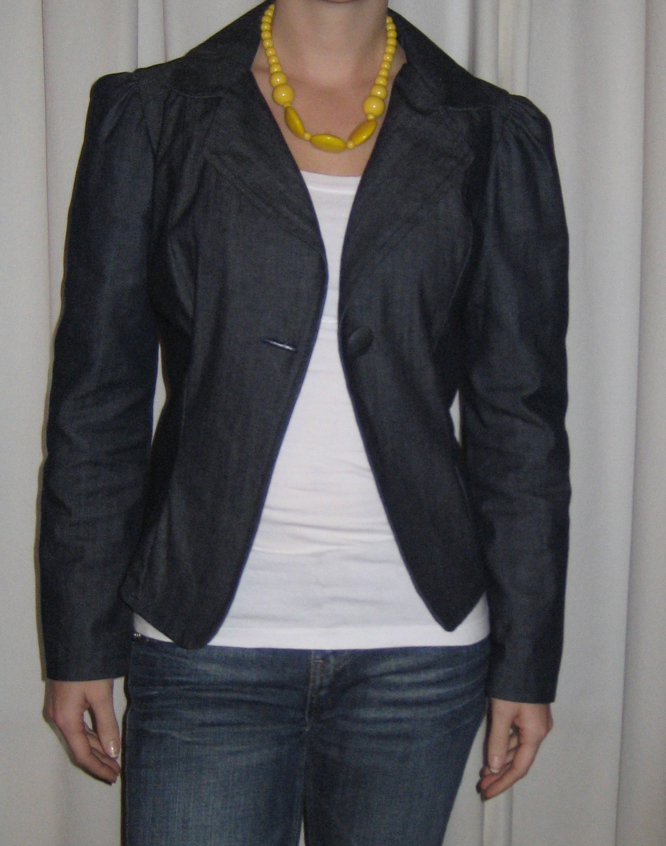 Puff sleeve denim jacket Free shipping BOTH ways on Clothing, from our vast selection of styles. Fast delivery, and 24/7/ real-person service with a smile. Click or call