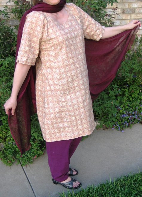 salwar suit stitching pattern