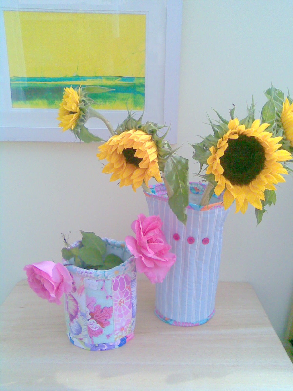 Quirky Quilted Vases! Sewing Projects