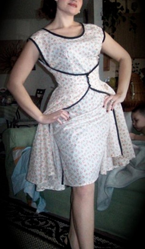 Vintage Wrap Dress – Sewing Projects | BurdaStyle.com
