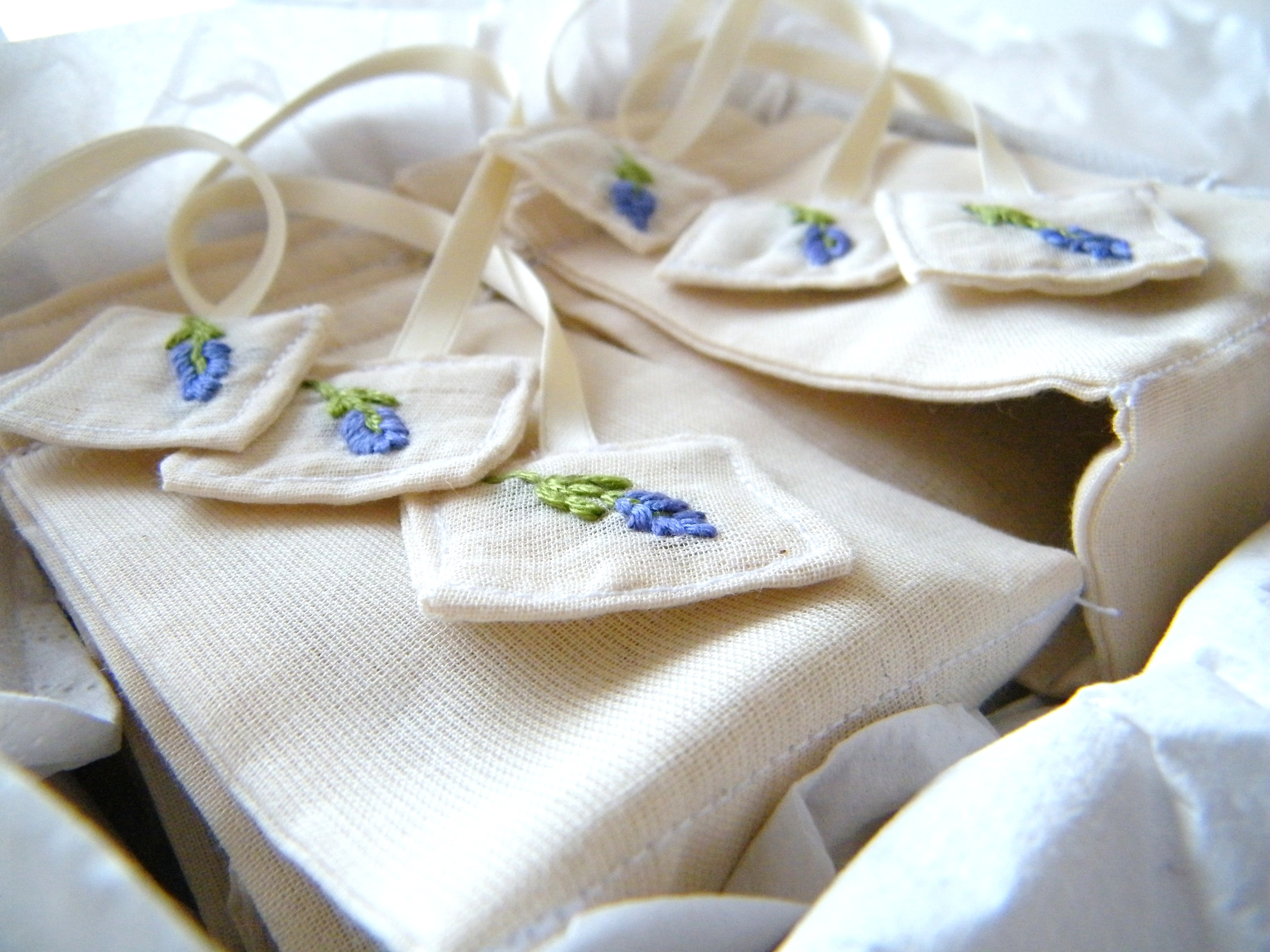 Lavender Sachets, shaped like teabags! Sewing Projects