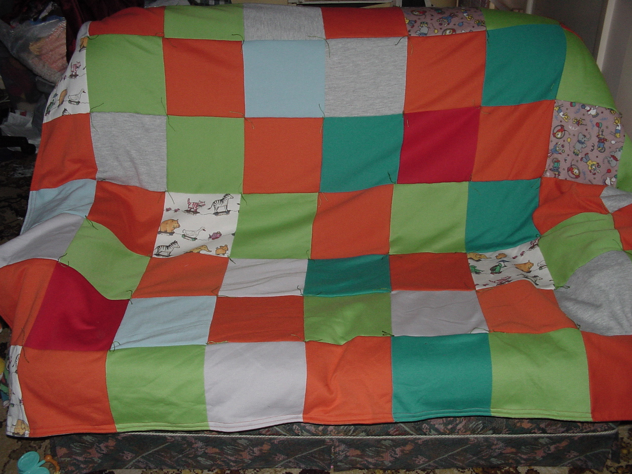 Scrap Fleece Quilt Sewing Projects