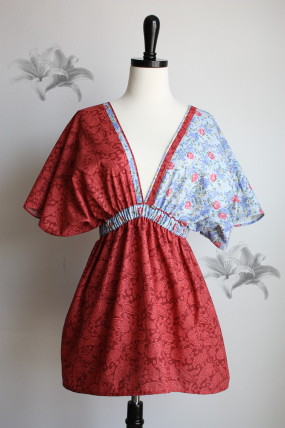 Color Twist Kimono Top Sewing Projects