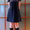 Robe_blouse_marine_grid