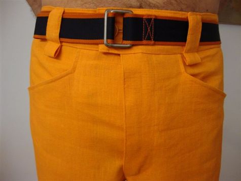 Orange Men's linen slacks РІР‚вЂњ Sewing Projects | BurdaStyle.com