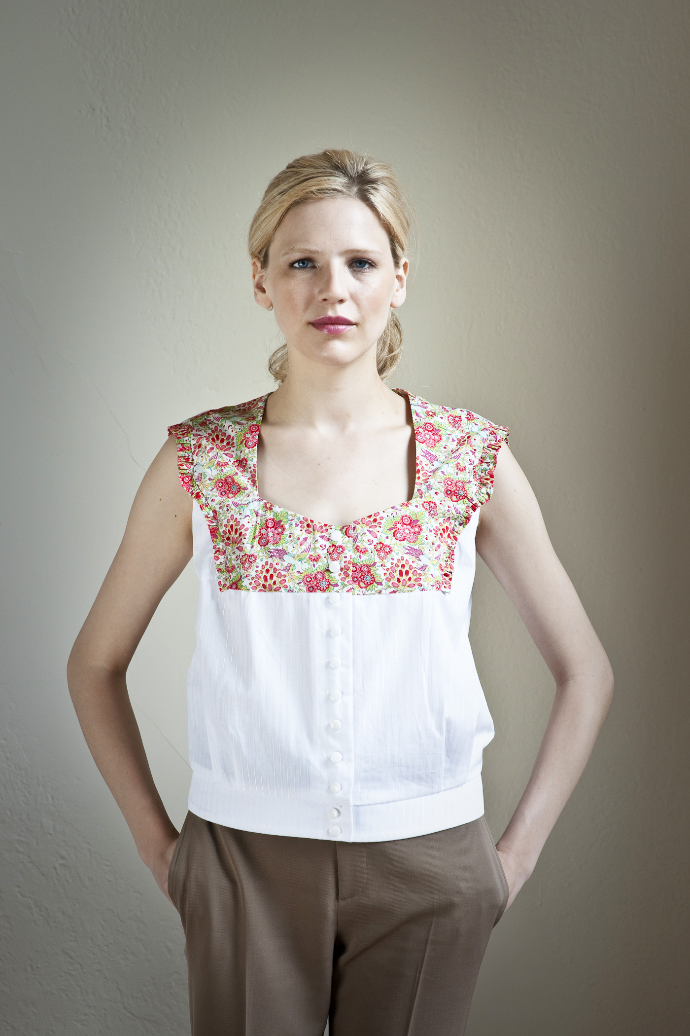 Sleeveless Liberty Blouse Sewing Projects