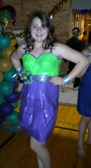 Simple duct tape dresses images Simple duct tape dresses images