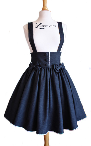 Lolita Denim High-Waisted Skirt – Sewing Projects | BurdaStyle.com