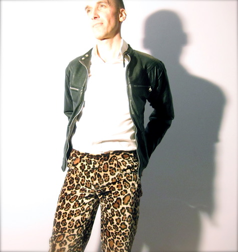 mens cheetah pants