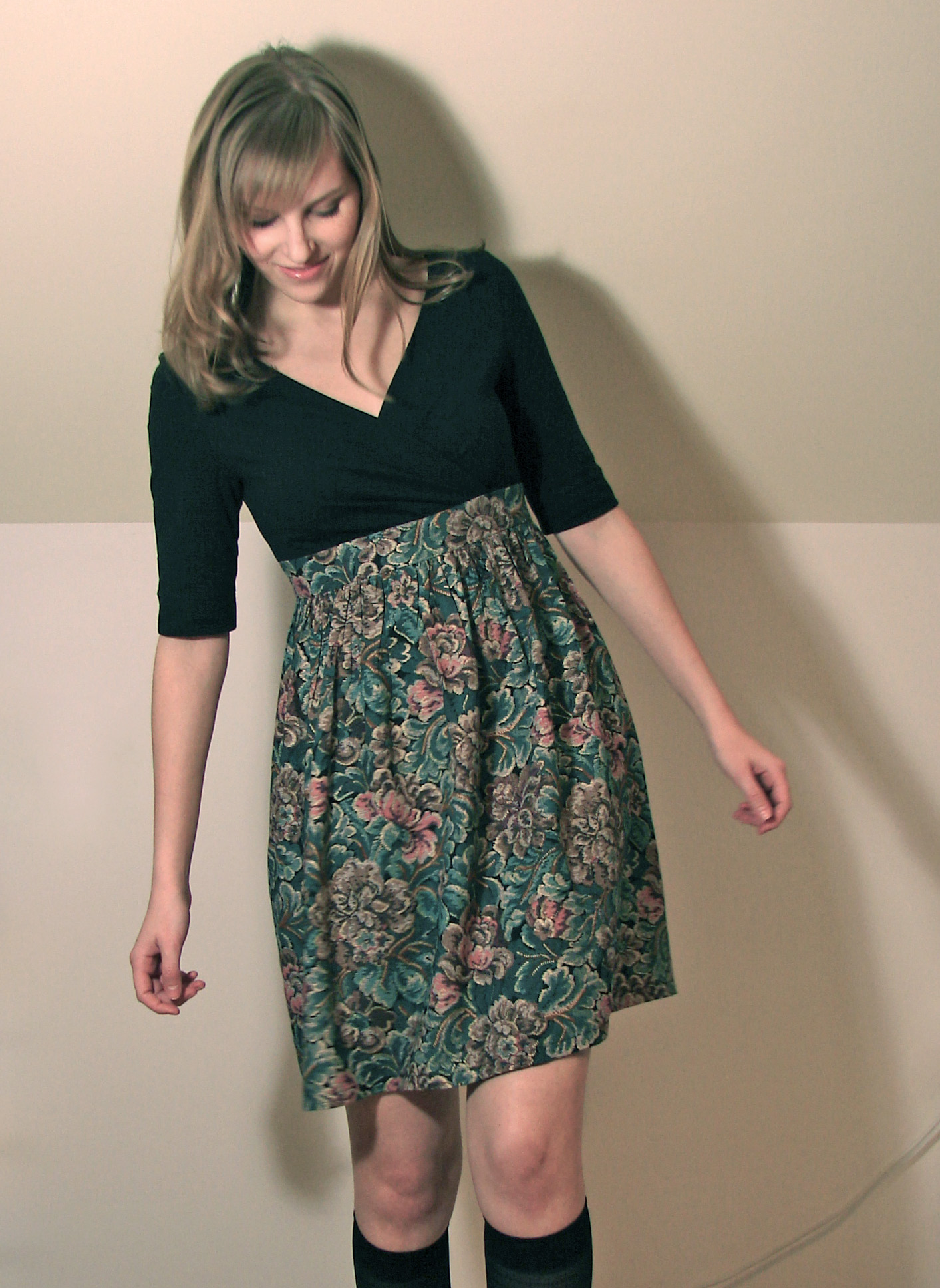 Vneck babydoll dress Sewing Projects