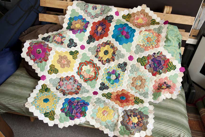 Hand Pieced Quilt (so far) Sewing Projects