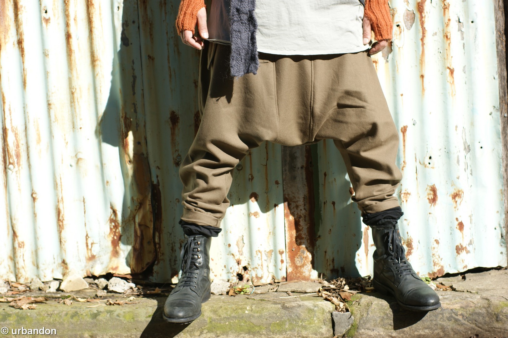 Mens Military DropCrotch Pants Sewing Projects