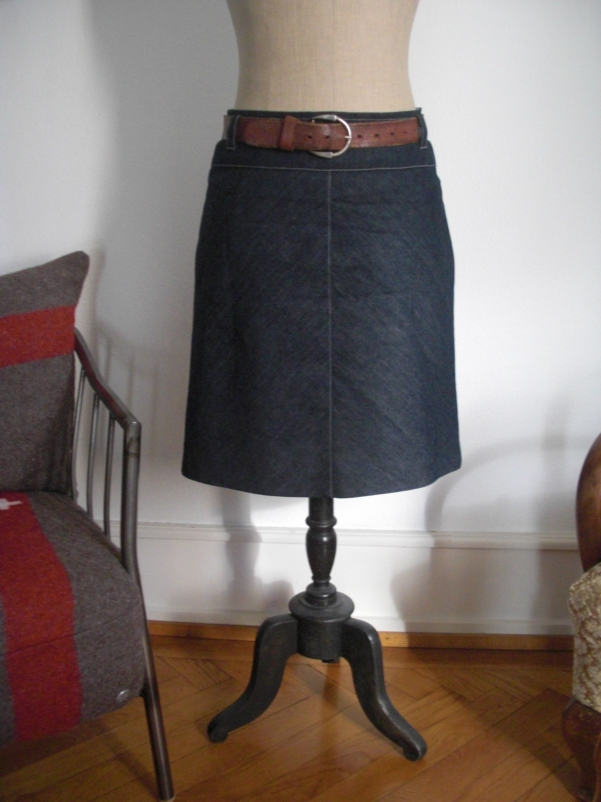 Bias Cut Denim Skirt Sewing Projects