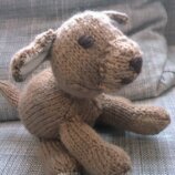 knitted puppy