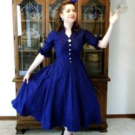 Blue-silk-dupioni-dress_listing