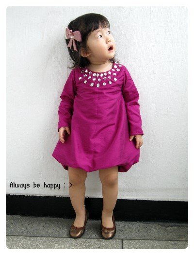 Dress Model Large on Baby Girl Balloon Dress     Sewing Projects   Burdastyle Com