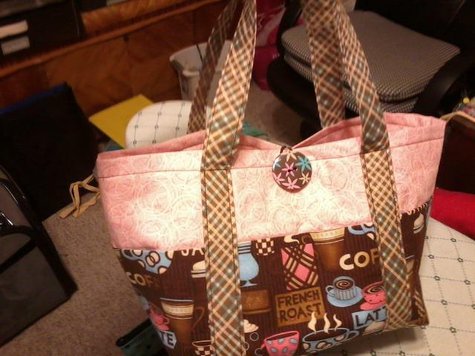 small easy tote bag, boxed corners â€“ Sewing Projects | BurdaStyle ...