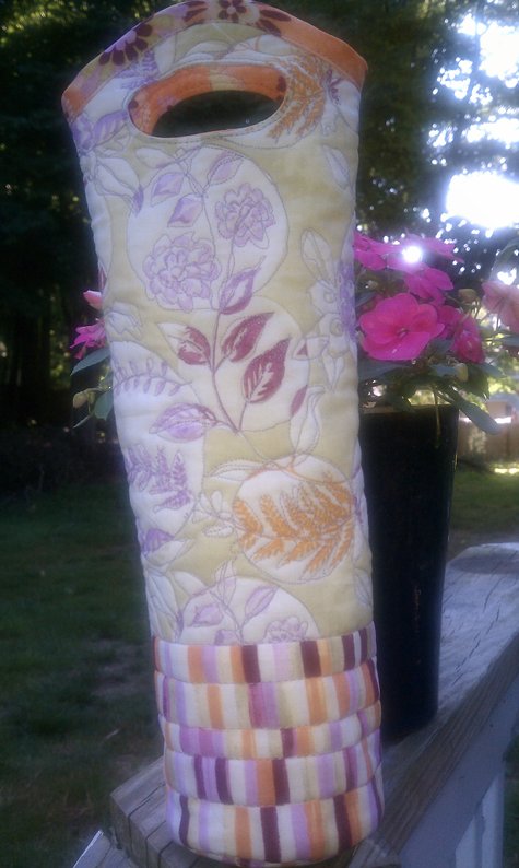 Quilted Wine Tote Sewing Projects BurdaStyle.com