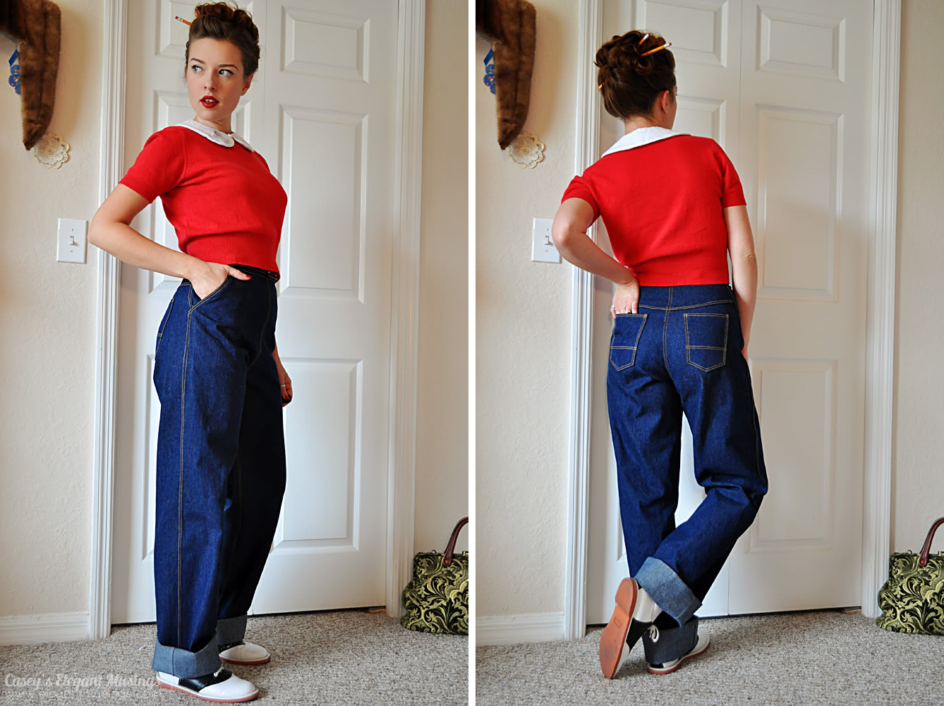 1950s-style cuffed jeans (and informal video extravaganza!) - Tasha Could  Make That
