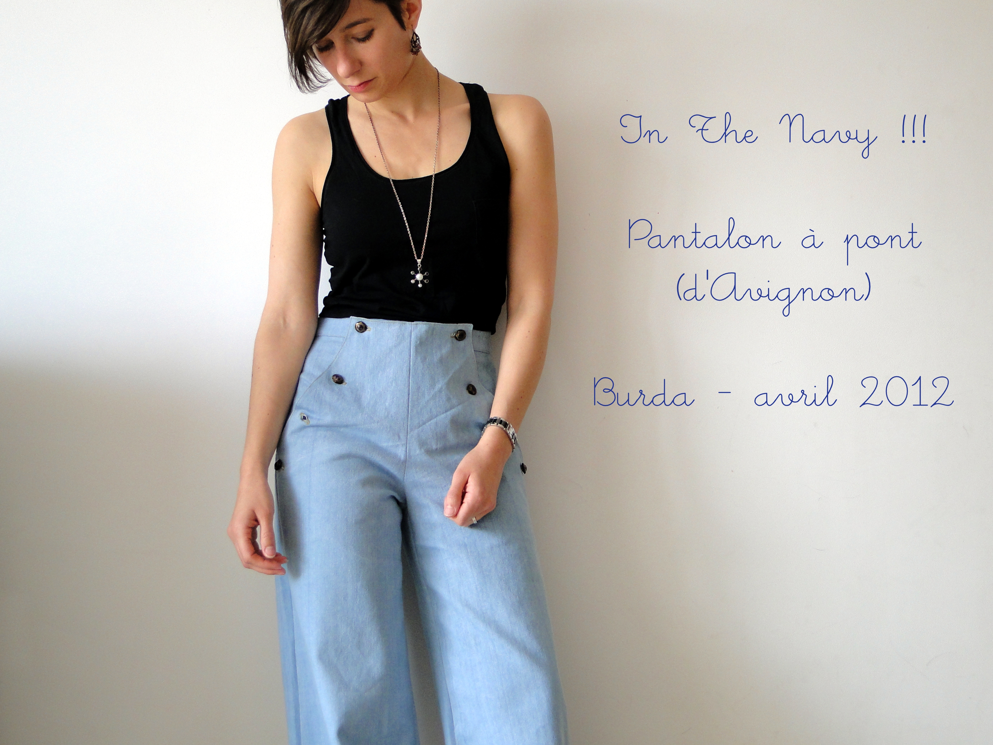 sailor trousers pattern