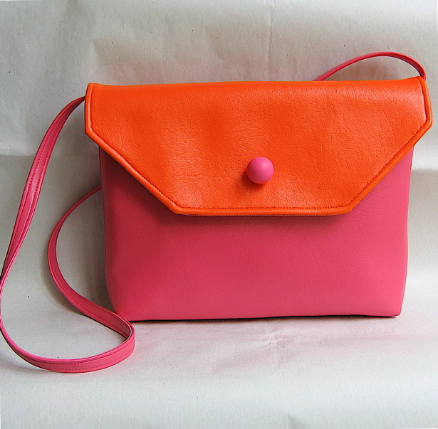 Pink & Orange Bag Sewing Projects