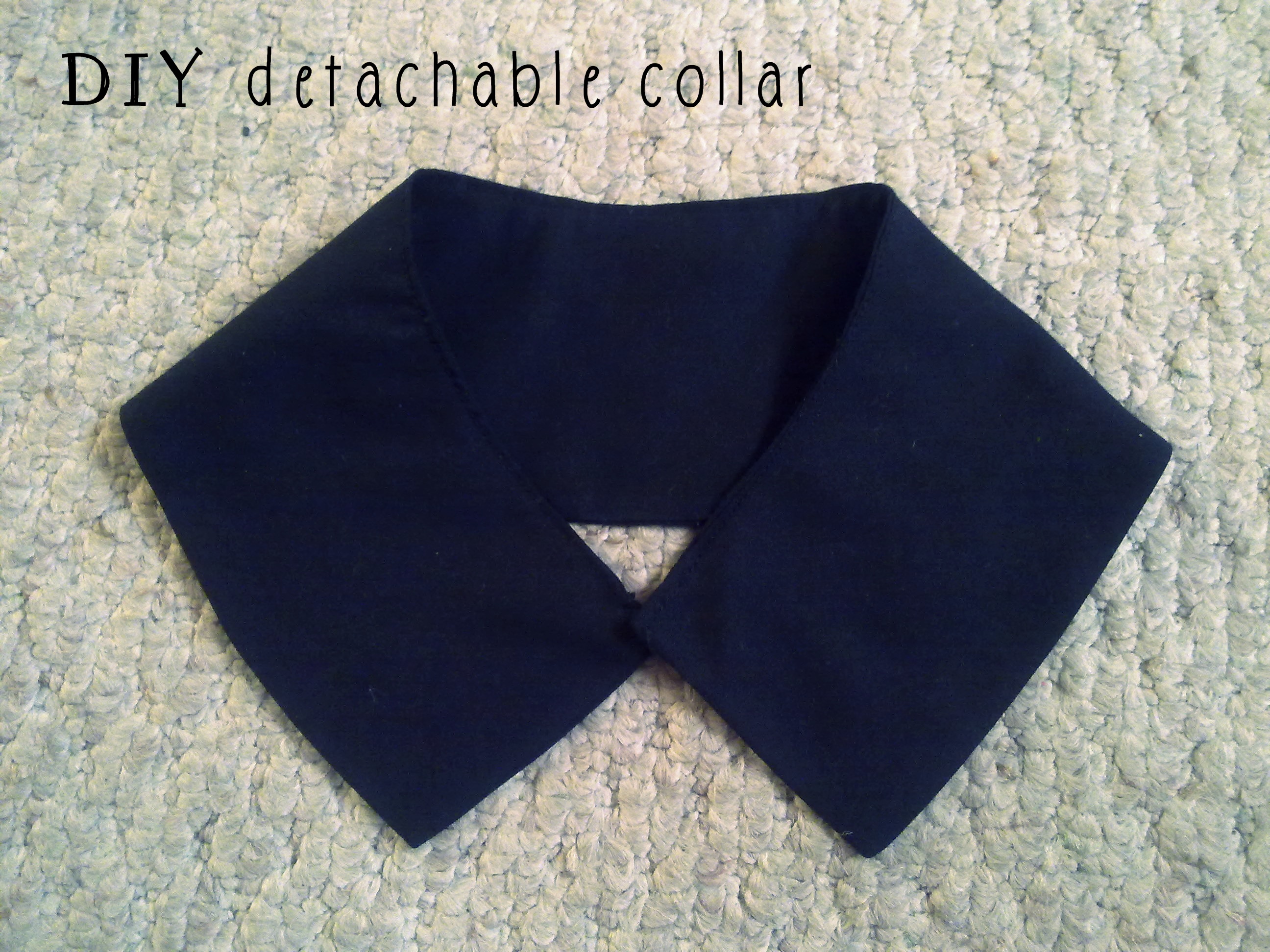 DIY detachable collar Sewing Projects BurdaStyle com