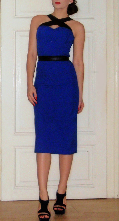 Royal blue midi dress – Sewing Projects | BurdaStyle.com