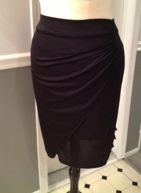 Latinas Showing Ass Ruffle Back Pencil Skirt