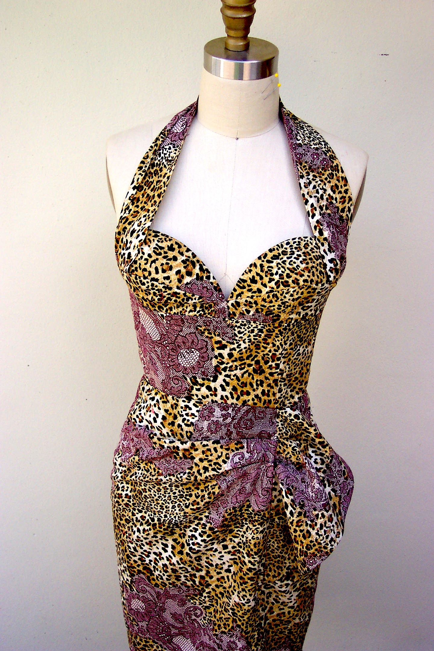 Leopard And Lace Tiki Dress Sewing Projects