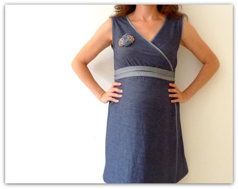 burdastyle maternity wrap dress 2246