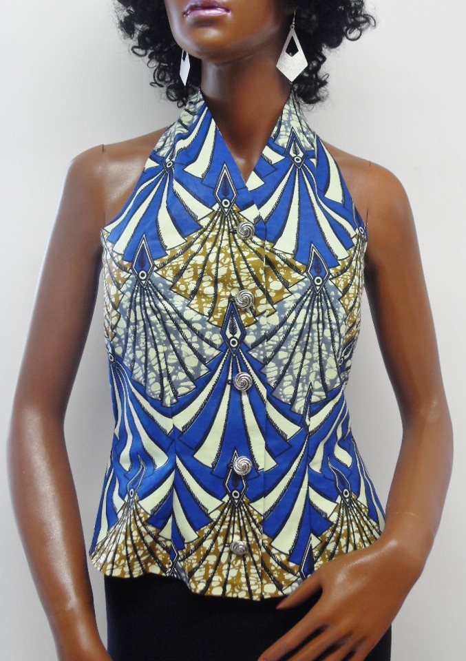 ankara neck designs