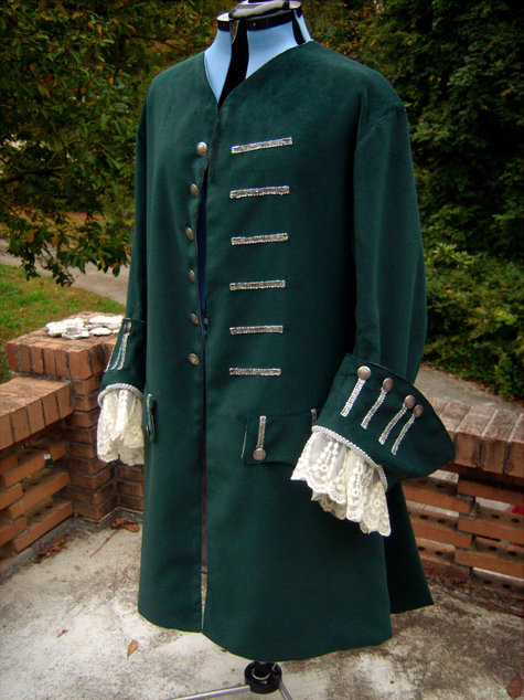 1700's Green Pirate Costume Coat CLIENT PROJECT – Sewing Projects