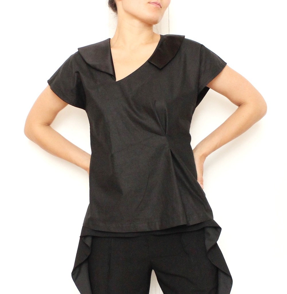 asymmetrical cut out top