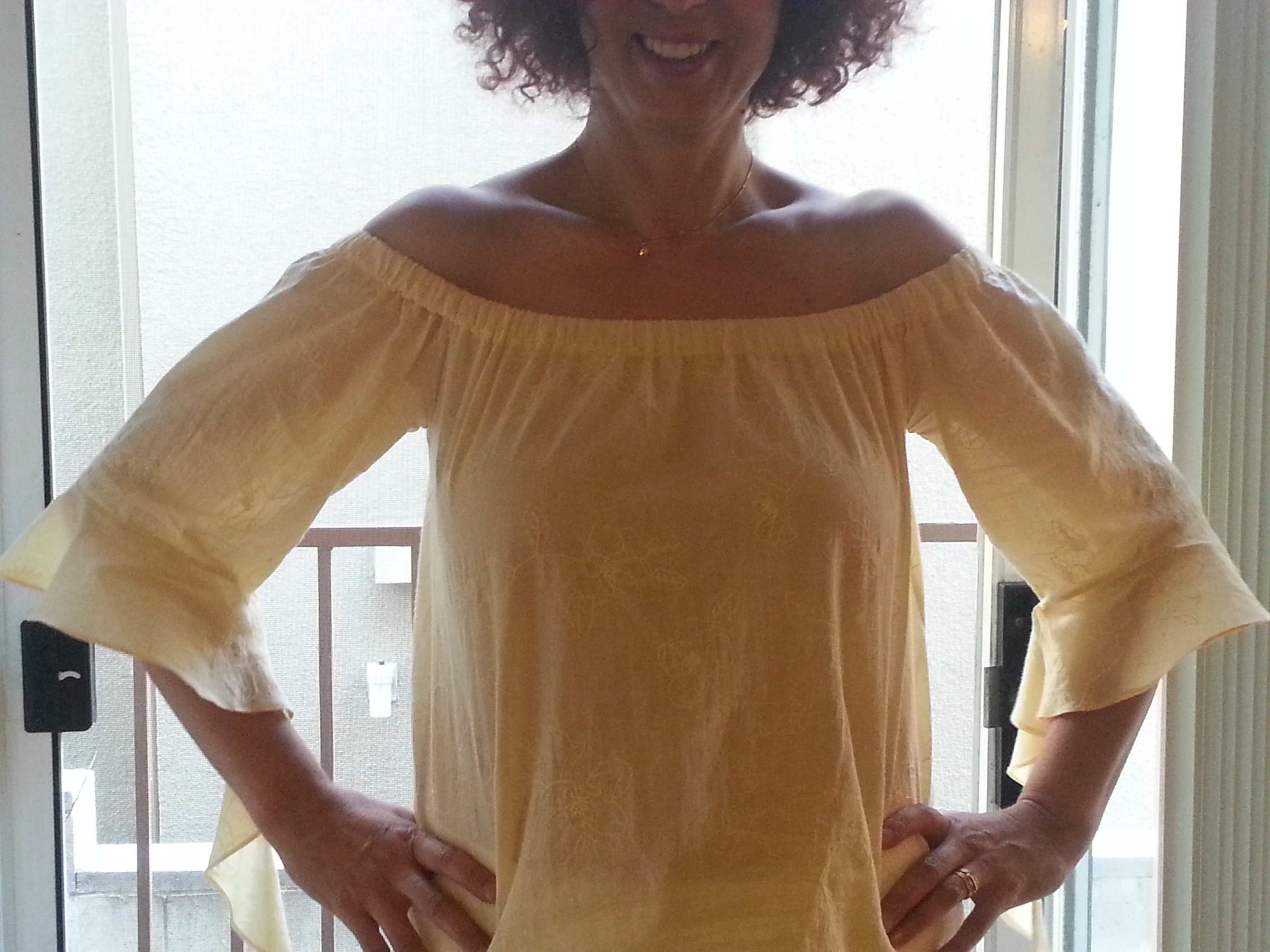 Off-the-shoulder top – Sewing Projects | BurdaStyle.com