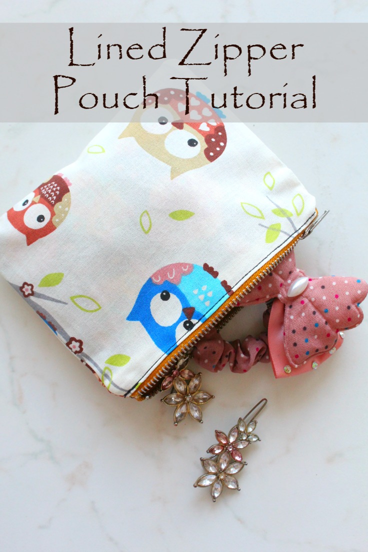 Lined zipper pouch tutorial – Sewing Projects | 0