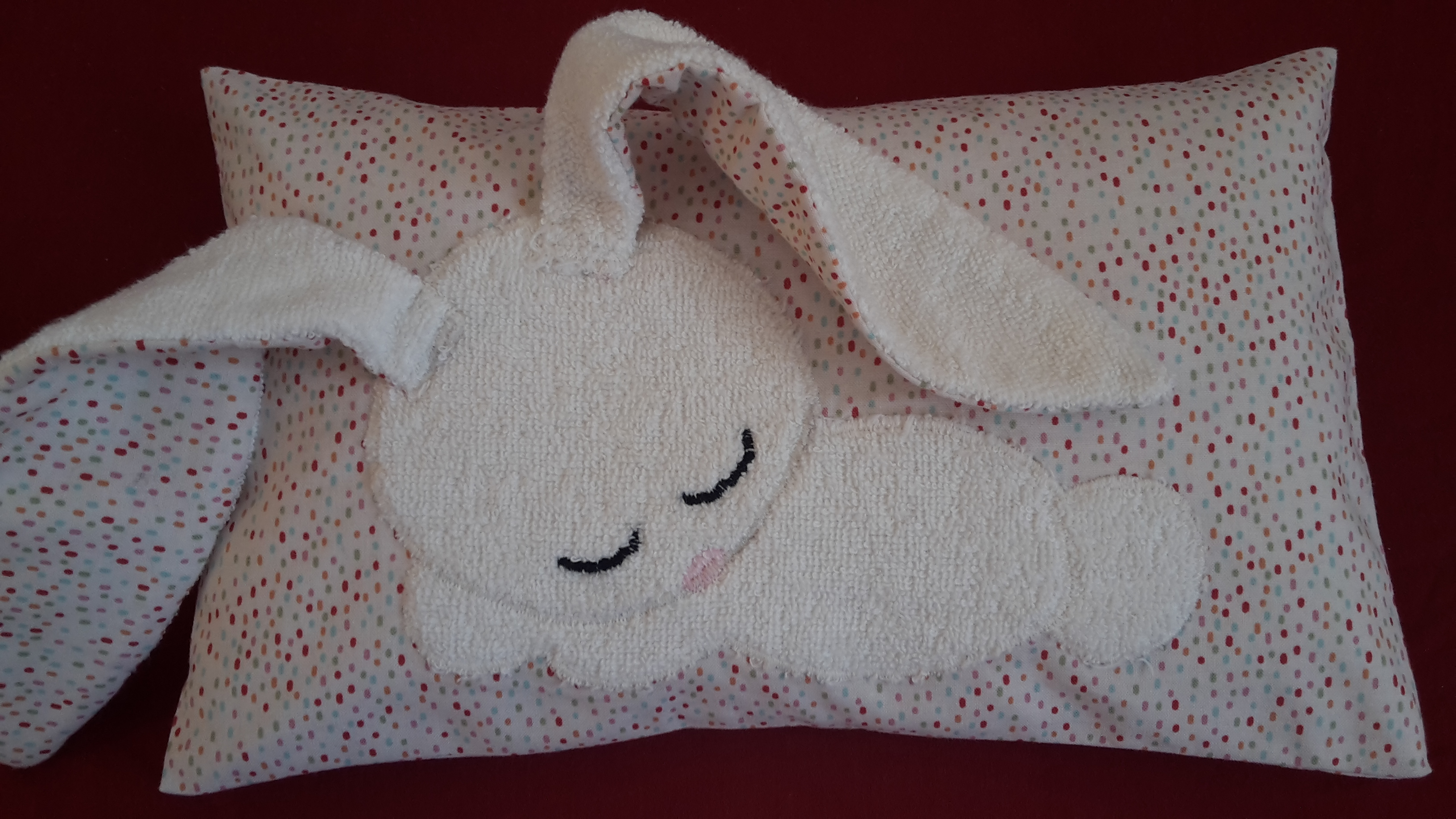 bunny shaped pillow pattern