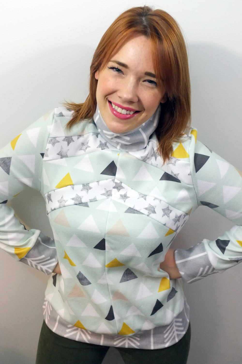 Fun Printed Fleece Sweater Sewing Projects