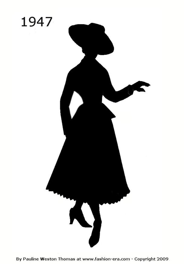 Woman Sewing Silhouette