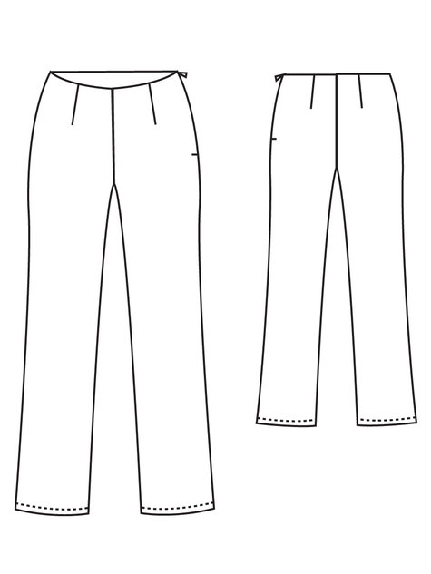 Basic Pant Sloper – Sewing Patterns | BurdaStyle.com