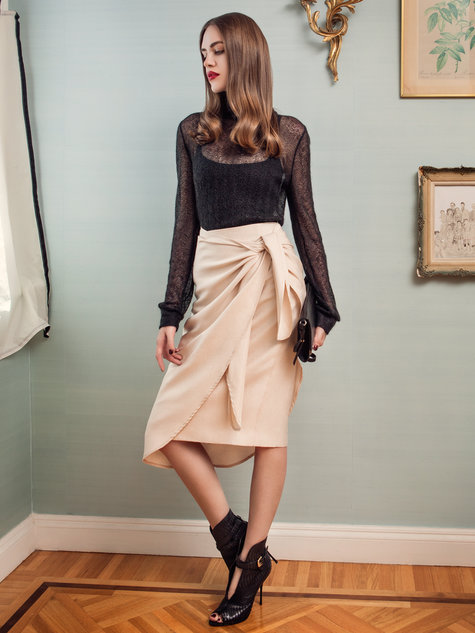 Wraparound Skirt 10/2014 #123 – Sewing Patterns | BurdaStyle.com