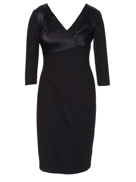 Satin V Neck Dress (Plus Size) 10/2011 #138B – Sewing Patterns ...